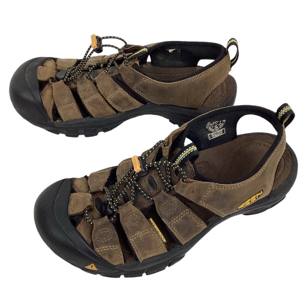 Keen Newport H2 Leather Waterproof Sandals Brown - Picture 12 of 12